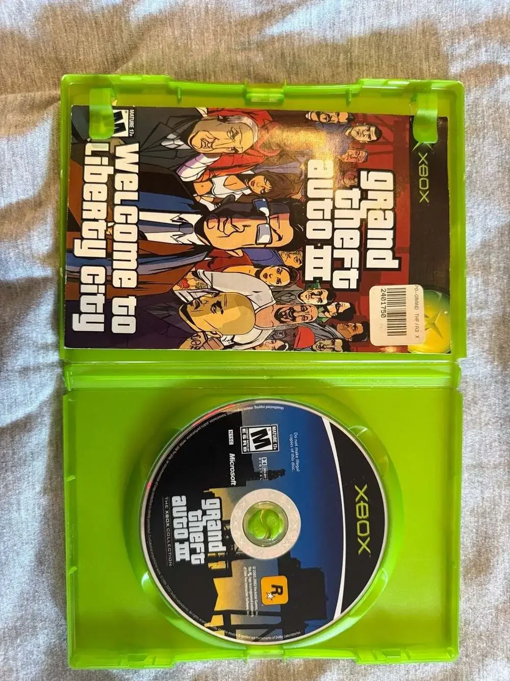 Grand Theft Auto III The Xbox Collection Original Xbox Game